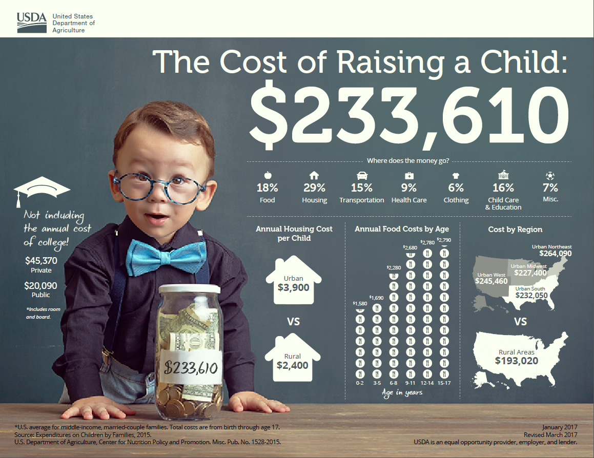 The Cost of Raising a Child (2025) - Snyder4law